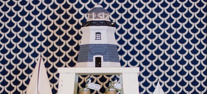 Kara's Party Ideas Lighthouse Themed Birthday Party {Decor, Planning ...