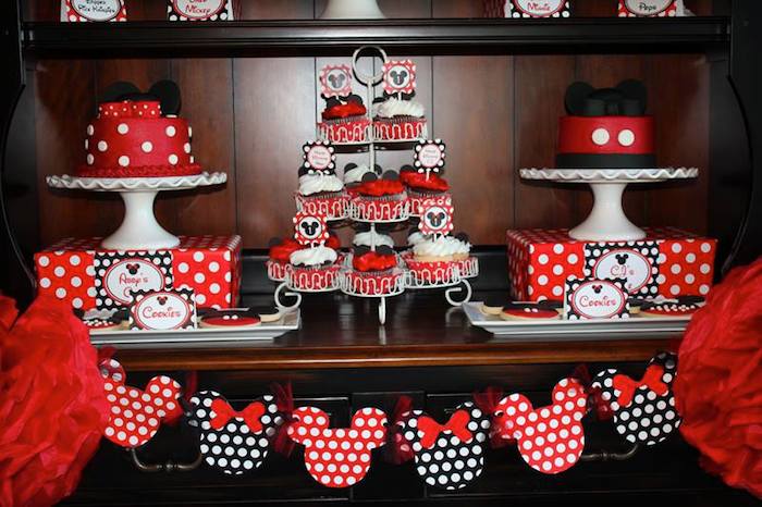 Kara S Party Ideas Mickey And Minnie Mouse Themed Birthday