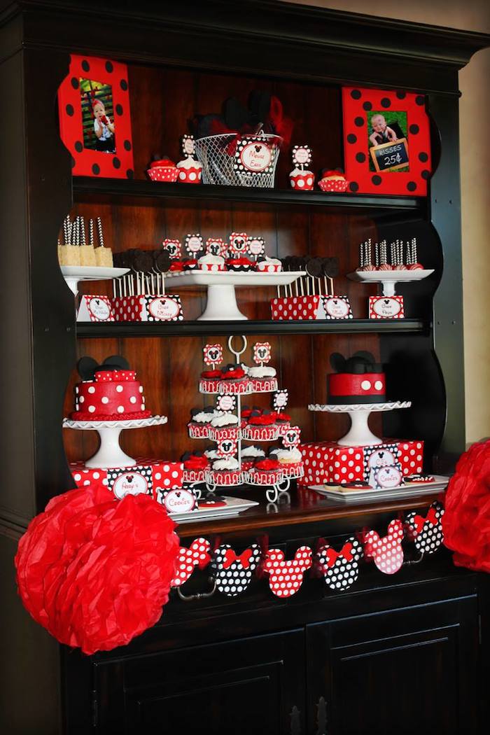 Kara S Party Ideas Mickey And Minnie Mouse Themed Birthday