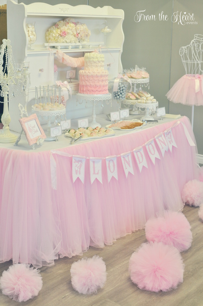 Kara's Party Ideas Tutus &amp; Ties 4th Birthday Party via Kara's Party ...