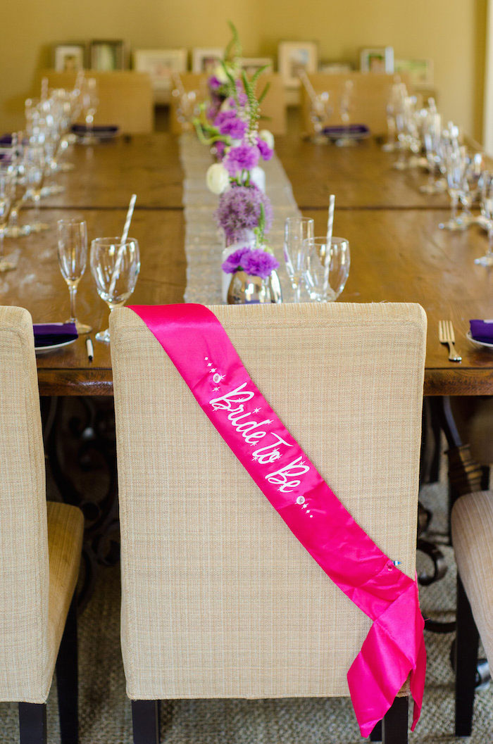Kara s Party Ideas Elegant Purple Silver Bridal Shower Via Kara s Party Ideas KarasPartyIdeas 