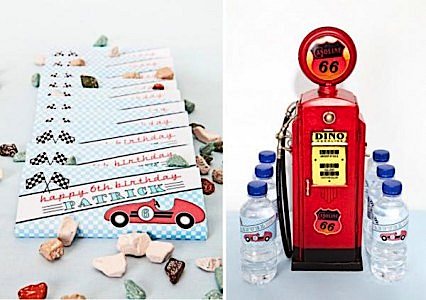 Kara's Party Ideas Vintage Race Car Themed Birthday Party | Kara's ...