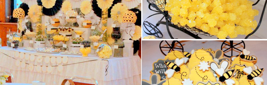 What will it BEE Baby Shower via Kara's Party Ideas karaspartyideas.com #gender #reveal #baby #shower #what #will #it #BEE #idea (1)