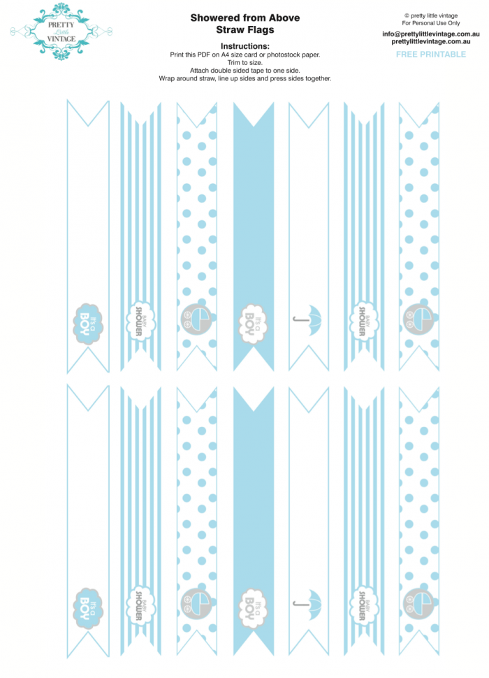 Kara's Party Ideas "Showered From Above" Rain Themed Baby Shower + FREE ...