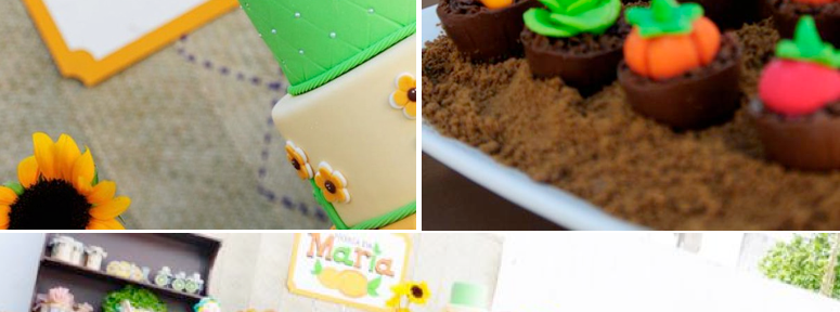 Fruit garden themed birthday party via Kara's Party Ideas! KarasPartyIdeas.com #unique #party #ideas #birthday #garden #fruit #spring #cake #cupcakes #idea (1)
