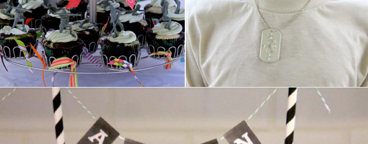 Army Camouflage Camo themed birthday party via Kara's Party Ideas KarasPartyIdeas.com #army #camoflage #camo #birthday #party #supplies #planning #idea