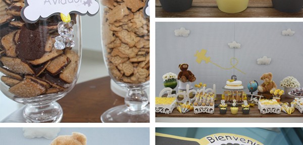 Aviator Bear Baby Shower #aviator #bear #baby #shower (1)
