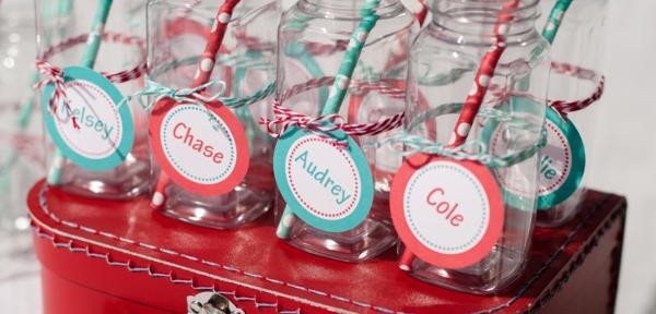 Aqua and Red Polka Dot Party via Kara's Party Ideas | KarasPartyIdeas.com #red #aqua #polka #dot #party #ideas (33)