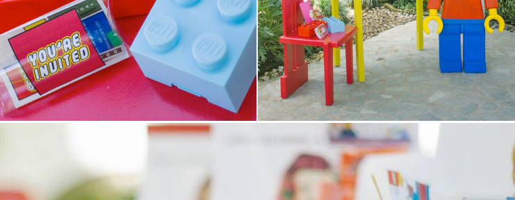 LEGO THEMED BIRTHDAY PARTY with so many cute ideas! Via KAra's Party Ideas KarasPartyIdeas.com #lego #boy #girl #themed #birthday #party #ideas #planning #supplies #decor #idea
