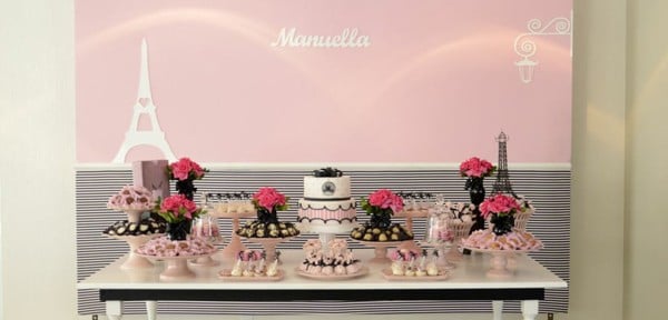 Pink Paris Party via Kara's Party Ideas | Kara'sPartyIdeas.com #pink #paris #party #planning #ideas #supplies (11)
