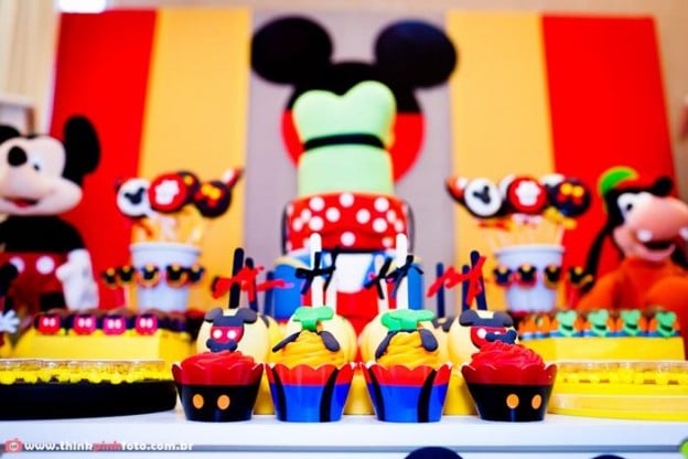 Mickey Mouse Party via Kara's Party Ideas #MinnieMouse #party #planning #idea #decorations #GenderNeutral (19)