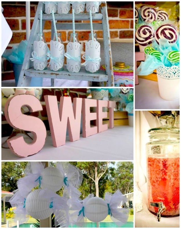 Sweet Shoppe Party with TONS of Ideas via Kara’s Party Ideas #SweetShoppe #party #ideas #supplies