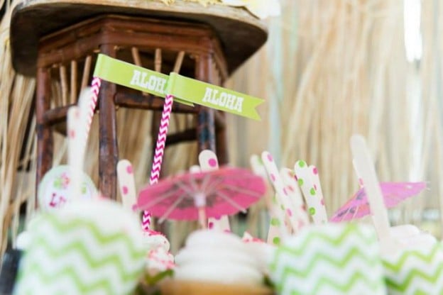 Luau Beach Party via Kara's Party Ideas | Kara'sPartyIdeas,com #Luau #Beach #Party #Planning #Idea #Supplies (20)