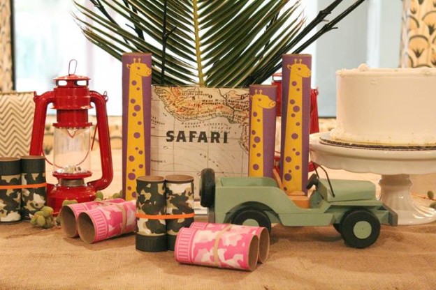 Upcycled Safari Party via Kara's Party Ideas | Kara'sPartyIdeas.com #Jungle #Party #Idea #Upcycled #Boy #Girl (8)