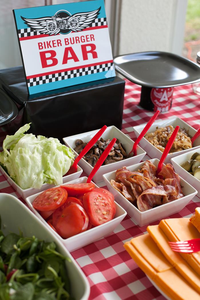 Kara's Party Ideas Motorcycle Rally 4th Birthday Party | Kara's Party Ideas