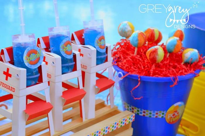 Kara's Party Ideas Summer Pool Party | Kara's Party Ideas