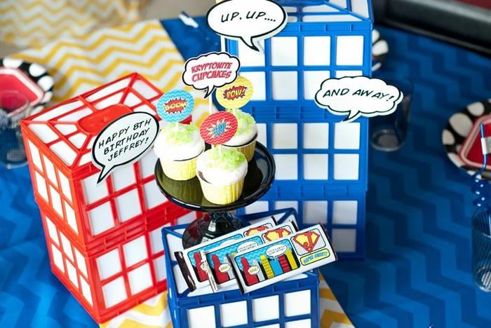Kara's Party Ideas Superhero Party on a Budget | Kara's Party Ideas