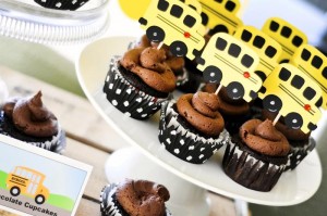 Wheels on the Bus Party with Lots of GREAT IDEAS via Kara's Party Ideas Kara'sPartyIdeas.com #BackToSchool #Teacher #SchoolBus #Party #Ideas #Supplies (4)