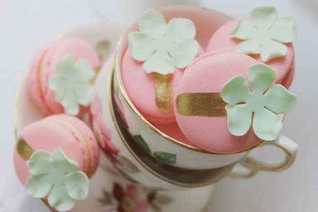 Mint, Pink, and Gold Tea Party with So Many Really Cute Ideas via Kara's Party Ideas | KarasPartyIdeas #BridalShower #Party #Ideas #Supplies (5)