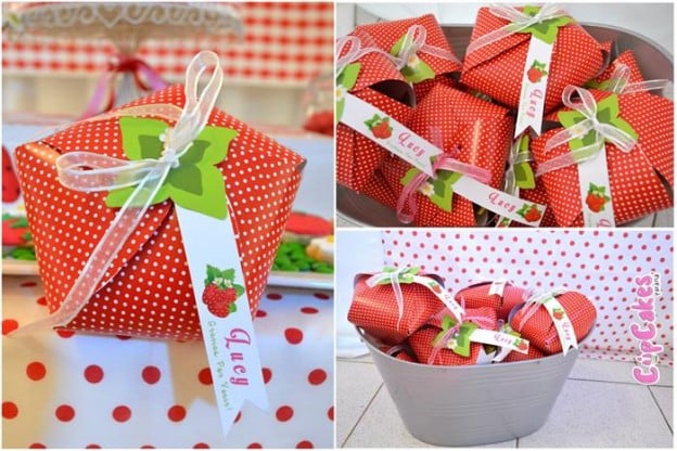Strawberry Themed 7th Birthday Party with Lots of Cute Ideas via Kara's Party Ideas | KarasPartyIdeas.com #Strawberry #Party #Ideas #Supplies (8)