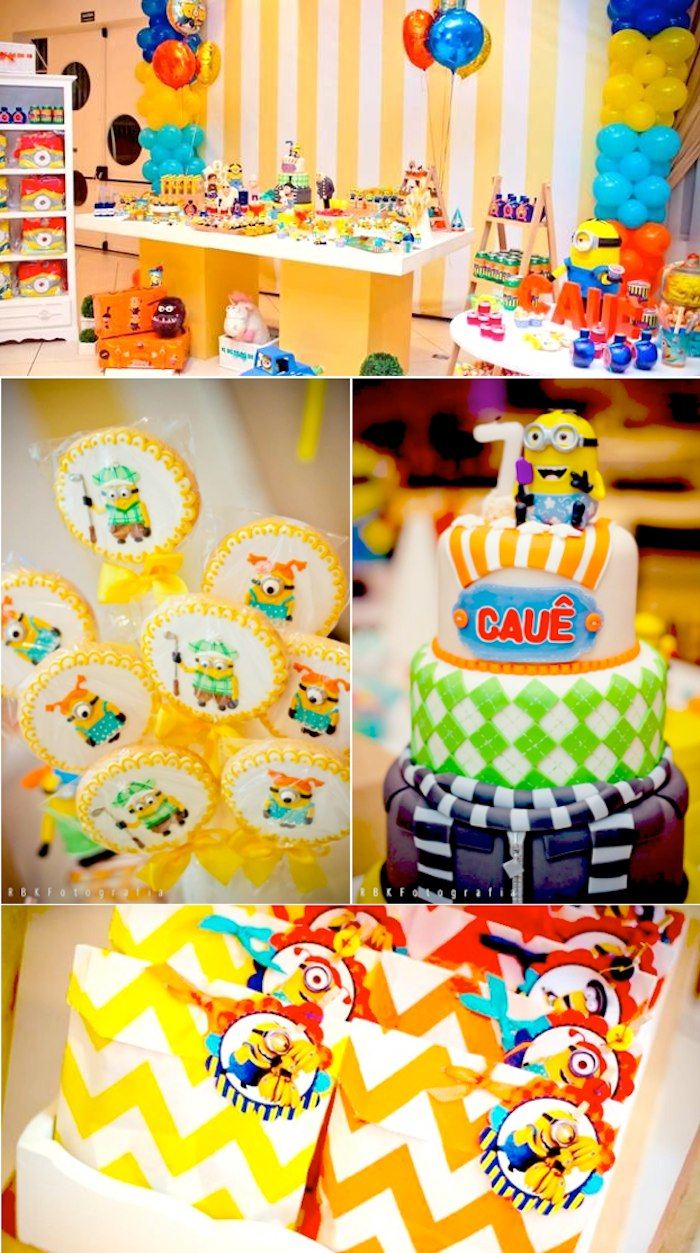 Kara's Party Ideas Despicable Me 2 Themed 7th Birthday Party | Kara's ...