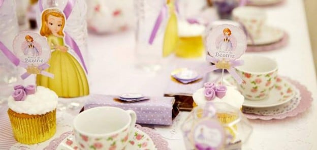 Sofia the First Princess Tea Party with Lots of Cute Ideas via Kara's Party Ideas | KarasPartyIdeas.com #PrincessParty #TeaParty #PartyIdeas #Supplies (1)