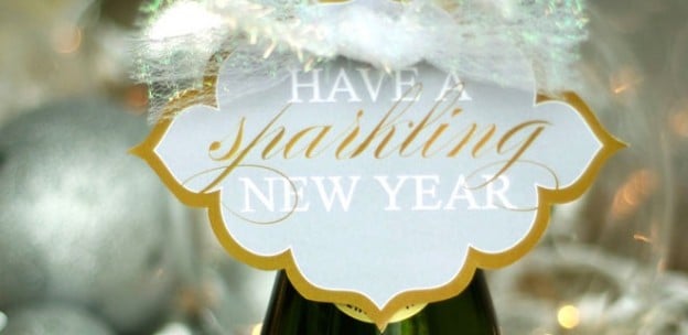 Free new year's eve party printable gift tags! Love the day on Kara's Party Ideas