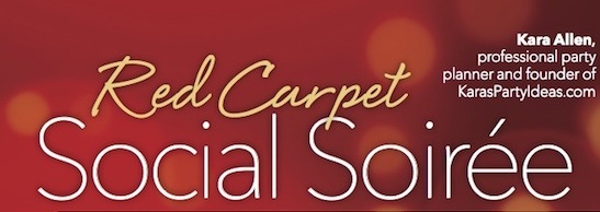 Red Carpet Party Tips Kara Allen Kara's Party Ideas KarasPartyIdeas.com