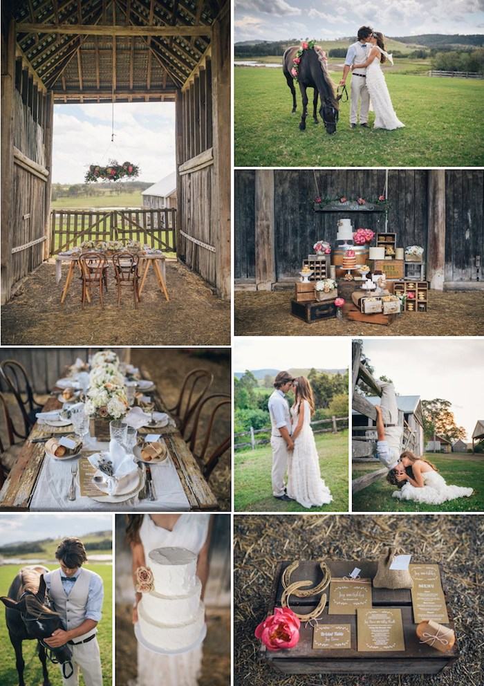 Kara's Party Ideas Rustic Country Australia Barn Wedding | Kara's Party ...