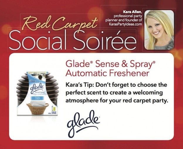 Red Carpet Party Ideas Glade Aroma Kara Allen People Magazine Tips