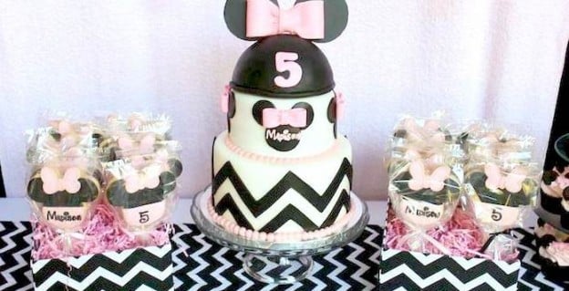 minnie mouse birthday party via kara's party ideas karaspartyideas.com