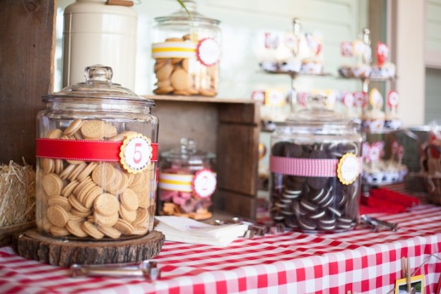 Cowboy + Cowgirl Themed Joint Birthday Party with Such Cute Ideas via Kara's Party Ideas Kara Allen KarasPartyIdeas.com #westernparty #barnyardparty #westerndecor #jointbirthdayparty #partyideas (38)