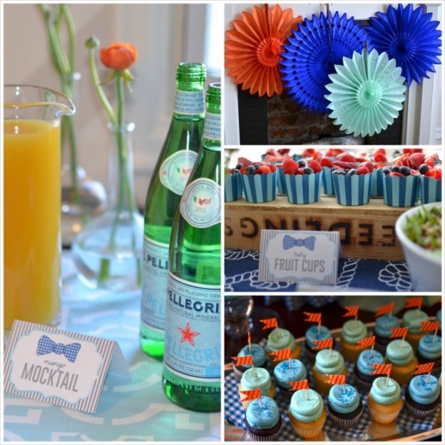 Kara's Party Ideas Bow Tie Baby Shower | Kara's Party Ideas