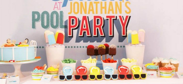 Summer Pool Party with Lots of Really Cute Ideas via Kara's Party Ideas Kara Allen KarasPartyIdeas.com #poolparty #summer #partydecor #partyideas (1)