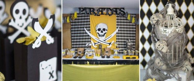 Pirate themed birthday party with Lots of Cute Ideas via Kara's Party Ideas KarasPartyIdeas.com #pirateparty #piratepartyideas #partydecor (1)