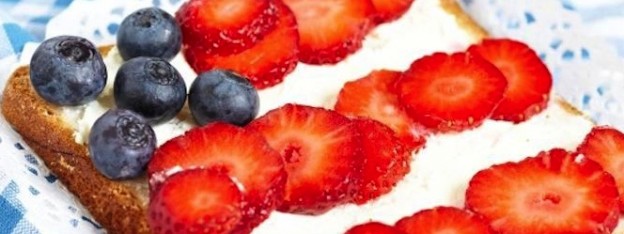 Patriotic Toast Recipe via Kara Allen | Kara's Party Ideas | KarasPartyIdeas.com Great for the 4th of July, Memorial Day, Labor Day and More! 2