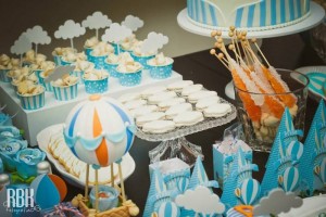 Kara's Party Ideas Hot Air Balloon Themed Baby Shower | Kara's Party Ideas