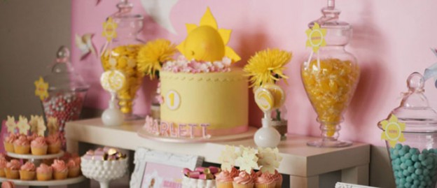 Little Miss Sunshine themed birthday party with Such Cute Ideas via Kara's Party Ideas | Cake, decor, cupcakes, favors, games and MORE! KarasPartyIdeas.com #littlemisssunshineparty #sunshineparty #summerparty #partyplanning #partydecor #partyideas #partystyling (1)