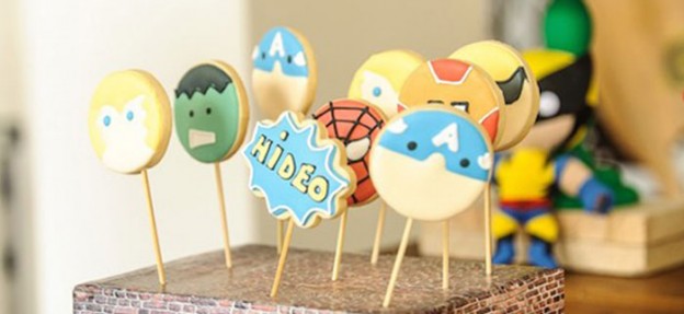 Superhero Squad themed birthday party Full of Fabulous Ideas via Kara's Party Ideas | Cake, decor, favors, recipes, printables, and MORE! KarasPartyIdeas.com #superheroparty #superherosquad #superheroes #partydecor #partystyling #eventplanning #partyideas (1)