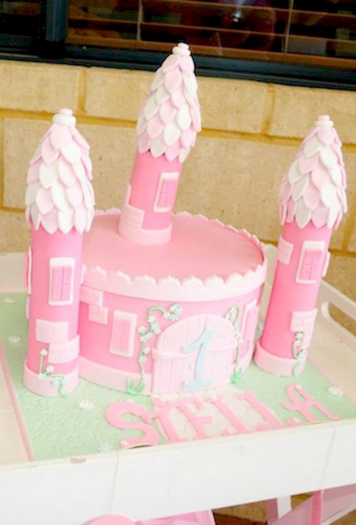 Kara's Party Ideas Glitter Gold Pink Princess 1st Birthday Party | Kara ...