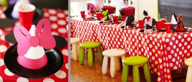 Mickey Mouse themed 1st birthday party Full of Really Cute Ideas via Kara's Party Ideas | Cake, decor, printbales, favors, cupcakes, games, and more! KarasPartyIdeas.com #mickeymouse #mickeymouseparty #mouseketeers #partyideas #partystyling #partyplannind #eventplanner (1)