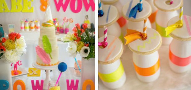 Neon Pow Wow Birthday Party via Kara's Party Ideas KarasPartyIdeas.com | The Place for ALL THINGS PARTY! (2)