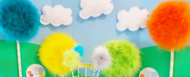 The Lorax themed 5th birthday party via Kara's Party Ideas KarasPartyIdeas.com #loraxparty #thelorax #drseuss Printables, decor, supplies, cake, desserts, and more! (2)