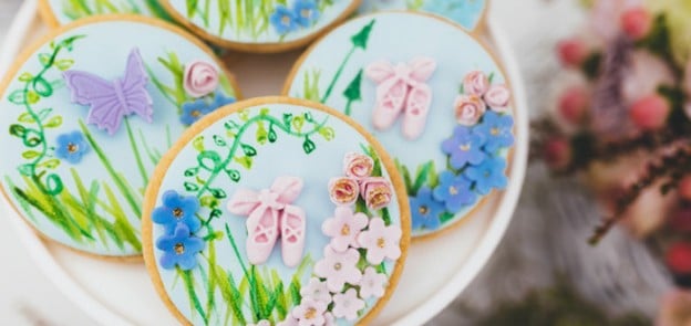 Secret Garden Ballet themed birthday party via Kara's Party Ideas KaraPartyIdeas.com #gardenparty #balletparty #secretgarden Cake, cupcakes, printables, recipes, games, and more! (2)