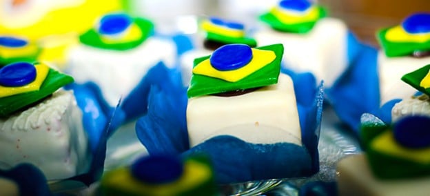 World Cup + Soccer Party via Kara's Party Ideas KarasPartyIdeas.com Cakes, decor, favors, games, and more! #worldcup #soccerparty #worldcup2014 (1)