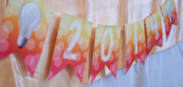 Bright Future themed graduation party for a Girl via Kara's Party Ideas KarasPartyIdeas.com Cake, decor, printables, favors, etc! #graduationparty #girlygraduationparty #lightbulb (1)