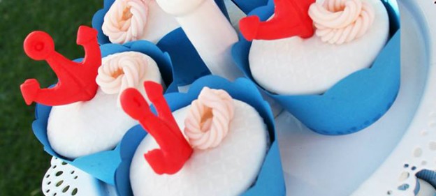 Nautical birthday party via Kara's Party Ideas KarasPartyIdeas.com Decor, printables, cake, cupcakes, recipes, favors, and more! #nautical #nauticalparty #sailorparty #nauticalboat #partyplanning #karaspartyideas (1)