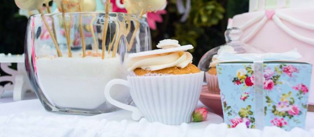 Shabby Chic birthday party via Kara's Party Ideas KarasPartyIdeas.com | Adorable Shabby Chic Party Ideas! #shabbychic #shabbychicparty #partyplanning #partydesign #karaspartyideas (2)