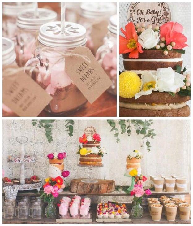 Kara's Party Ideas Rustic Boho Baby Shower | Kara's Party Ideas