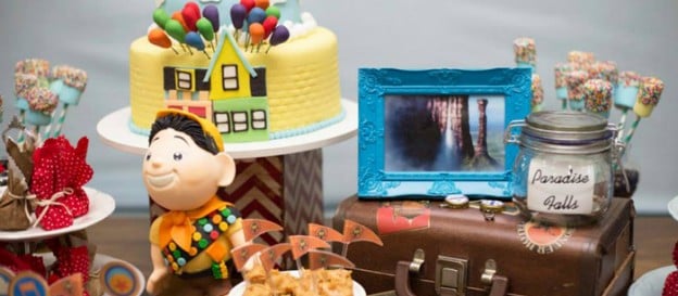 Up themed birthday party via Kara's Party Ideas KarasPartyIdeas.com Cake, decor, cupcakes, printables, favors, games, and more! #disneysup #upparty (2)
